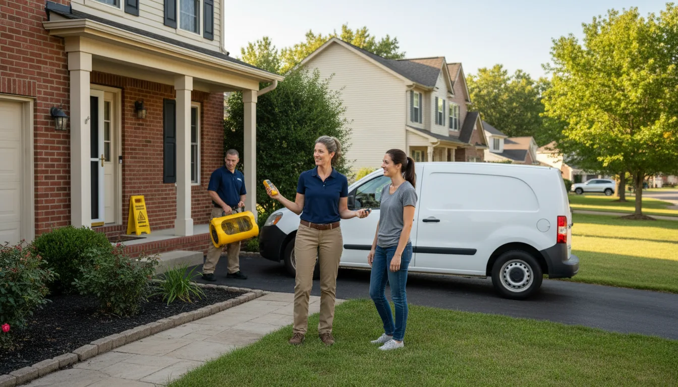 Water restoration image for Water Damage & Restoration Services in Conception Junction, MO